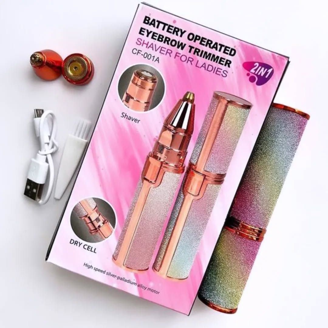 Depilador facial y cejas 2 en 1