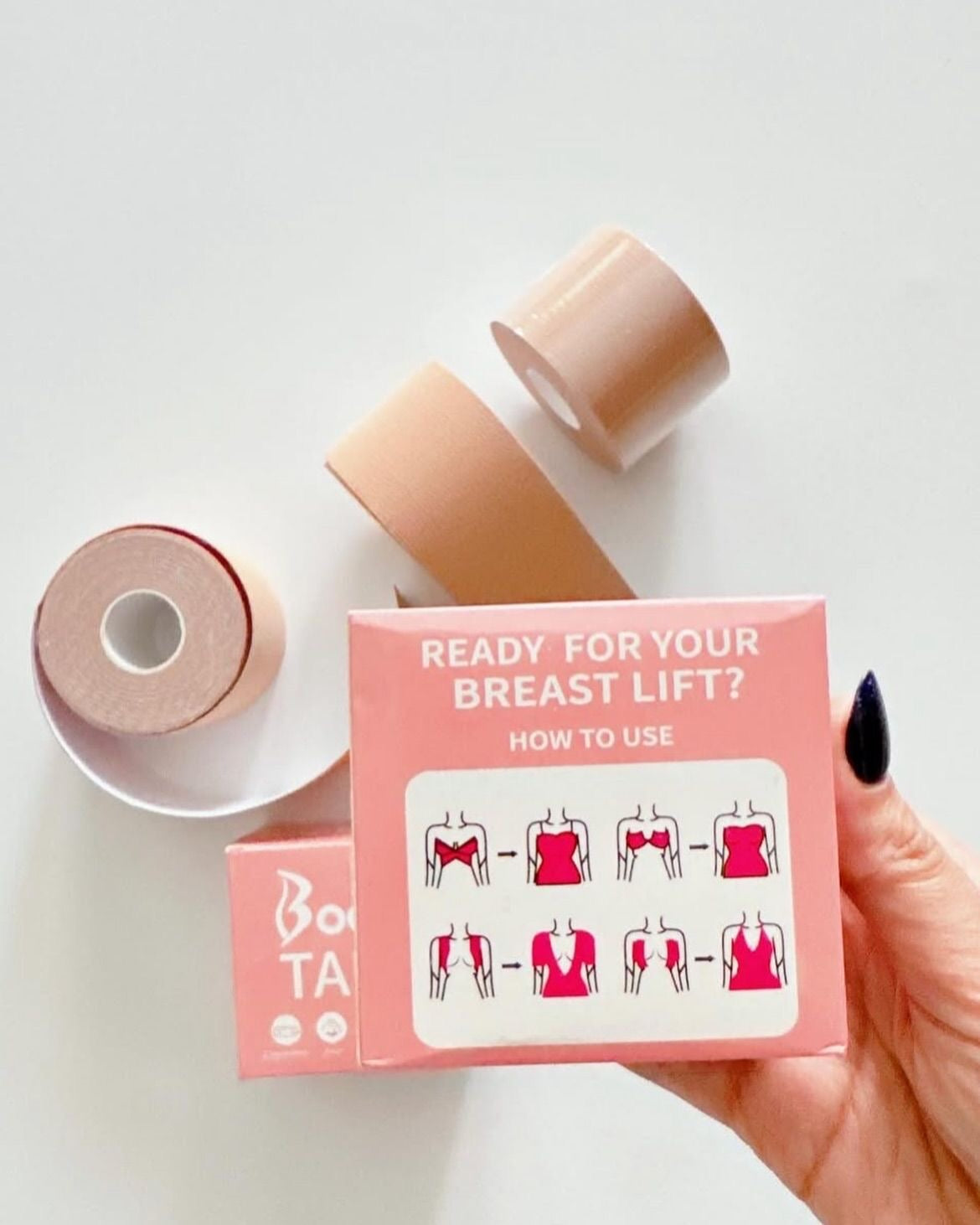 Cinta levanta busto adherible