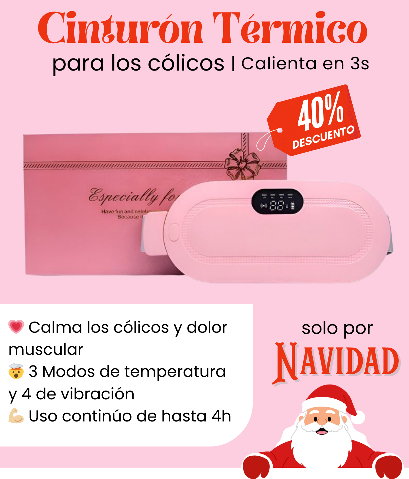 Cinturón Térmico para Cólicos